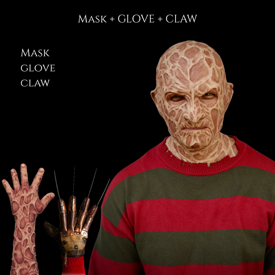 Freddy Krueger Mask — Movie-Quality Horror Costume