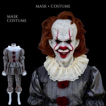 Pennywise Clown Mask — Holiday Horror Costume
