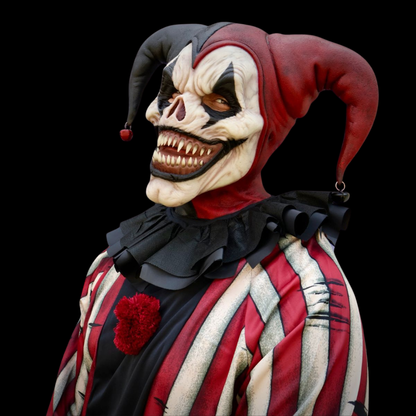 Jester Clown Holiday Mask — Carnival Horror Costume