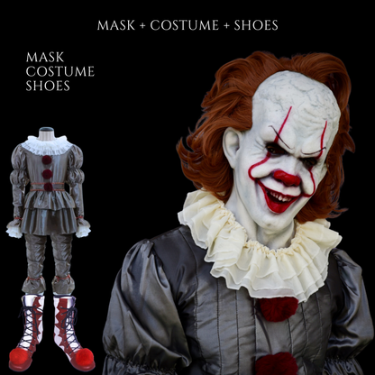 Pennywise Clown Mask — Holiday Horror Costume